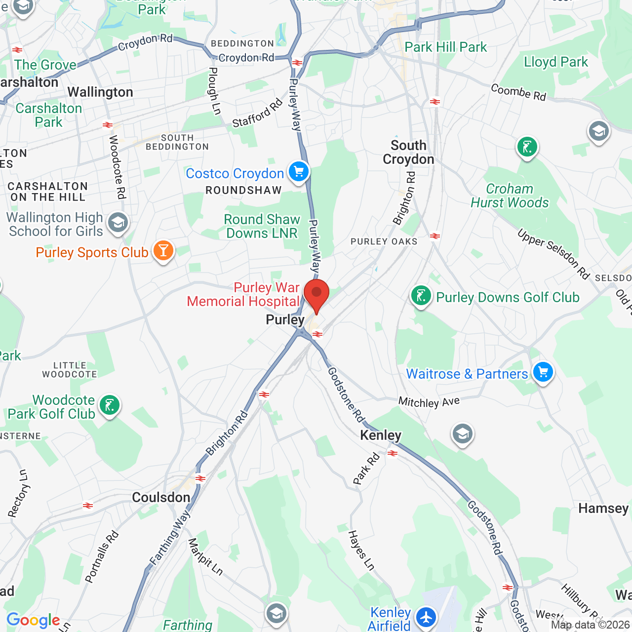 Map showing location of 11, High Street, Purley, United Kingdom, CR8 2AB