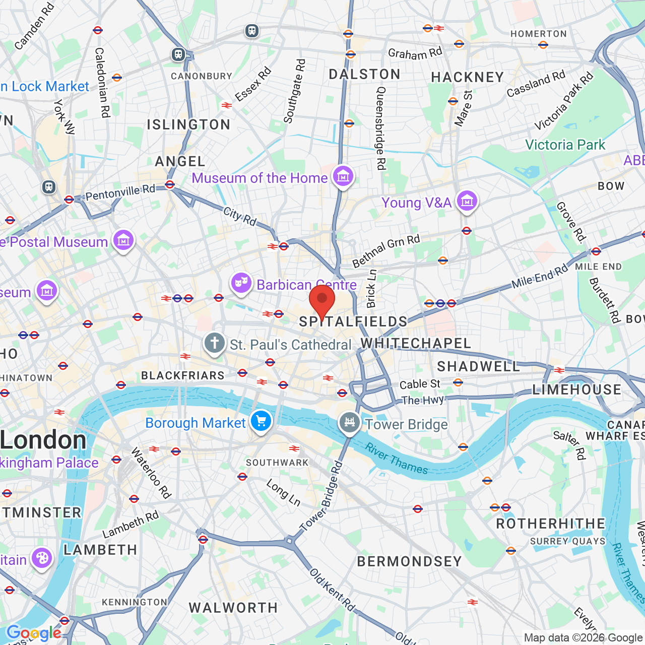 Map showing location of 180, Bishopsgate, London, United Kingdom, EC2M 4NQ