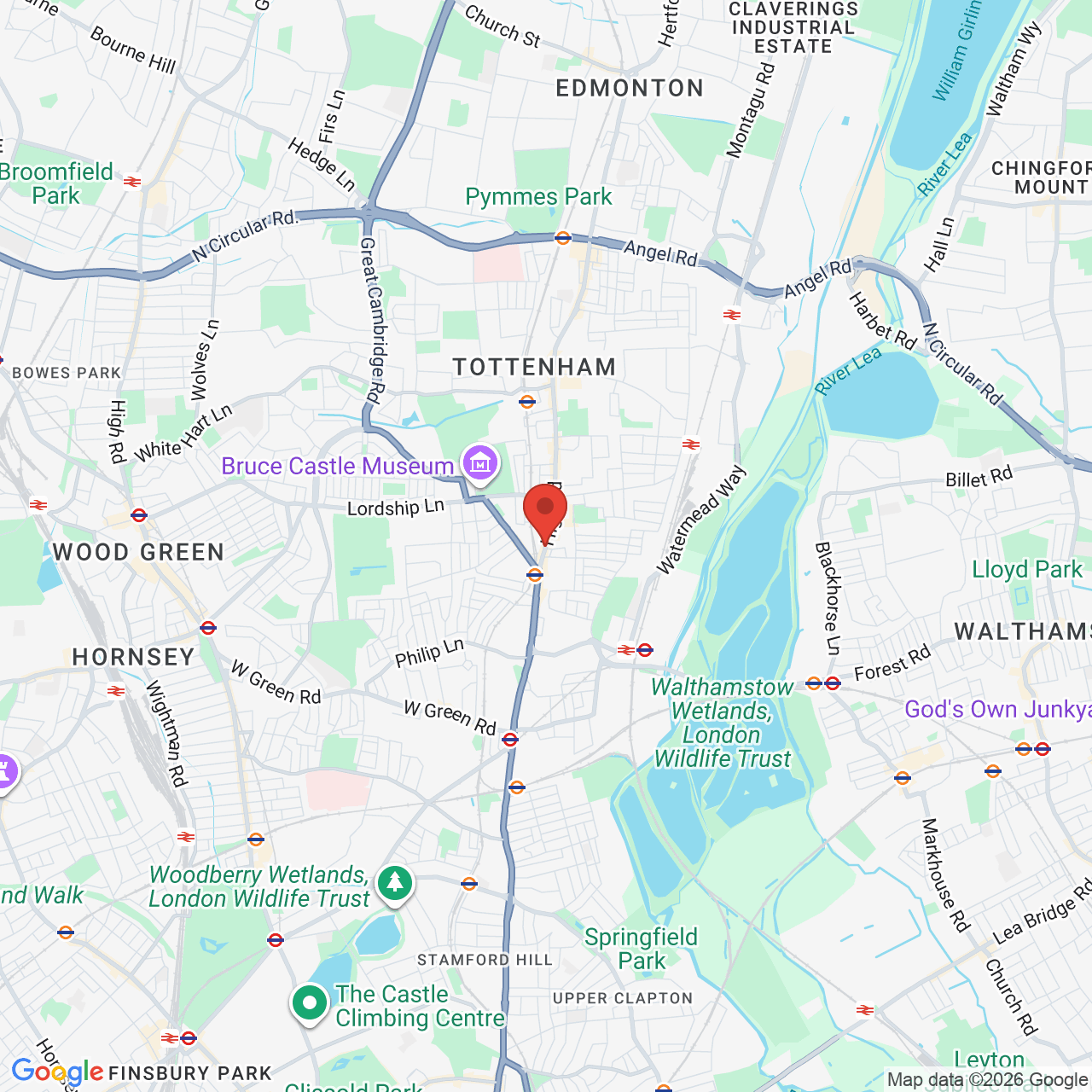Map showing location of London, United Kingdom