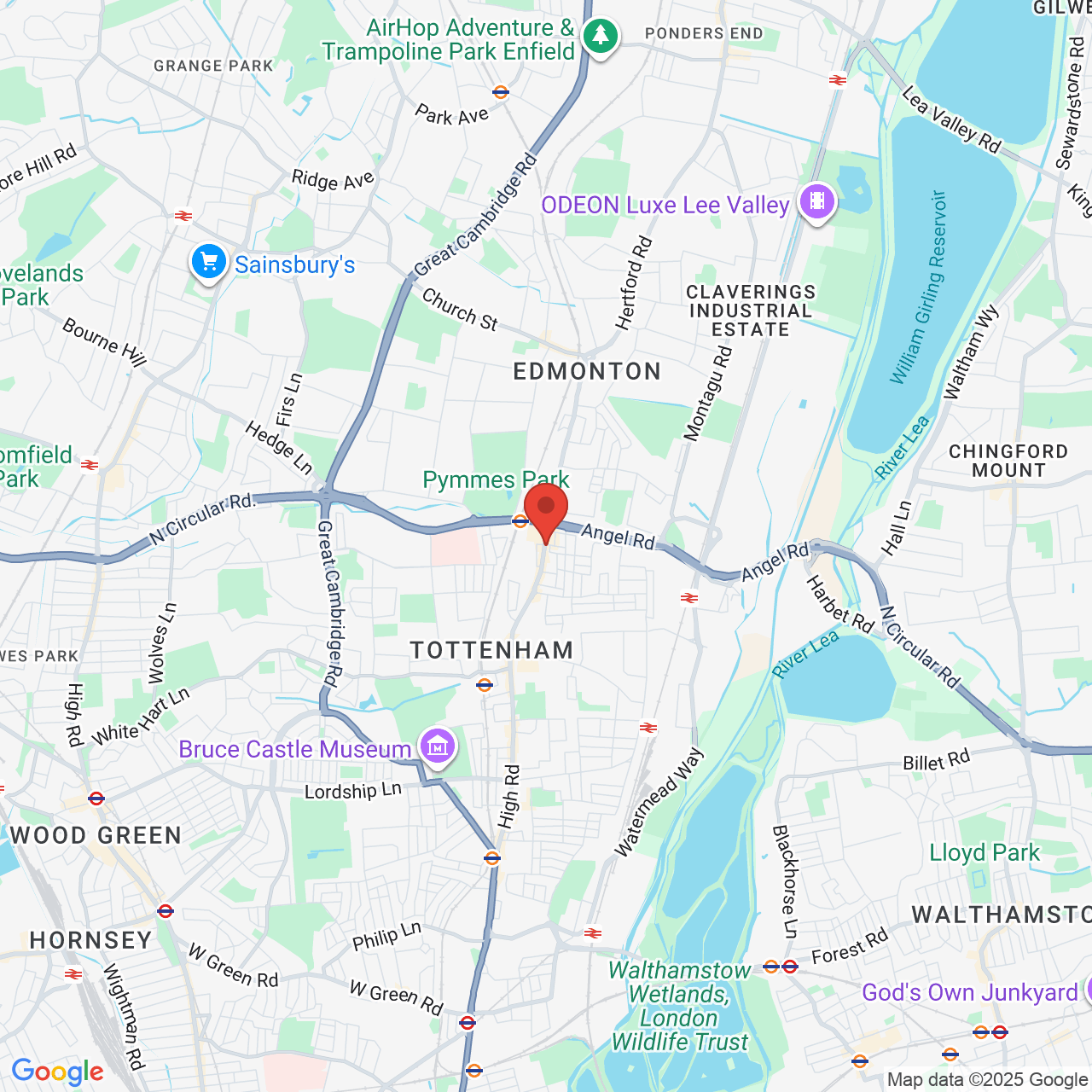 Map showing location of 158, Fore Street, London, United Kingdom, N18 2XA