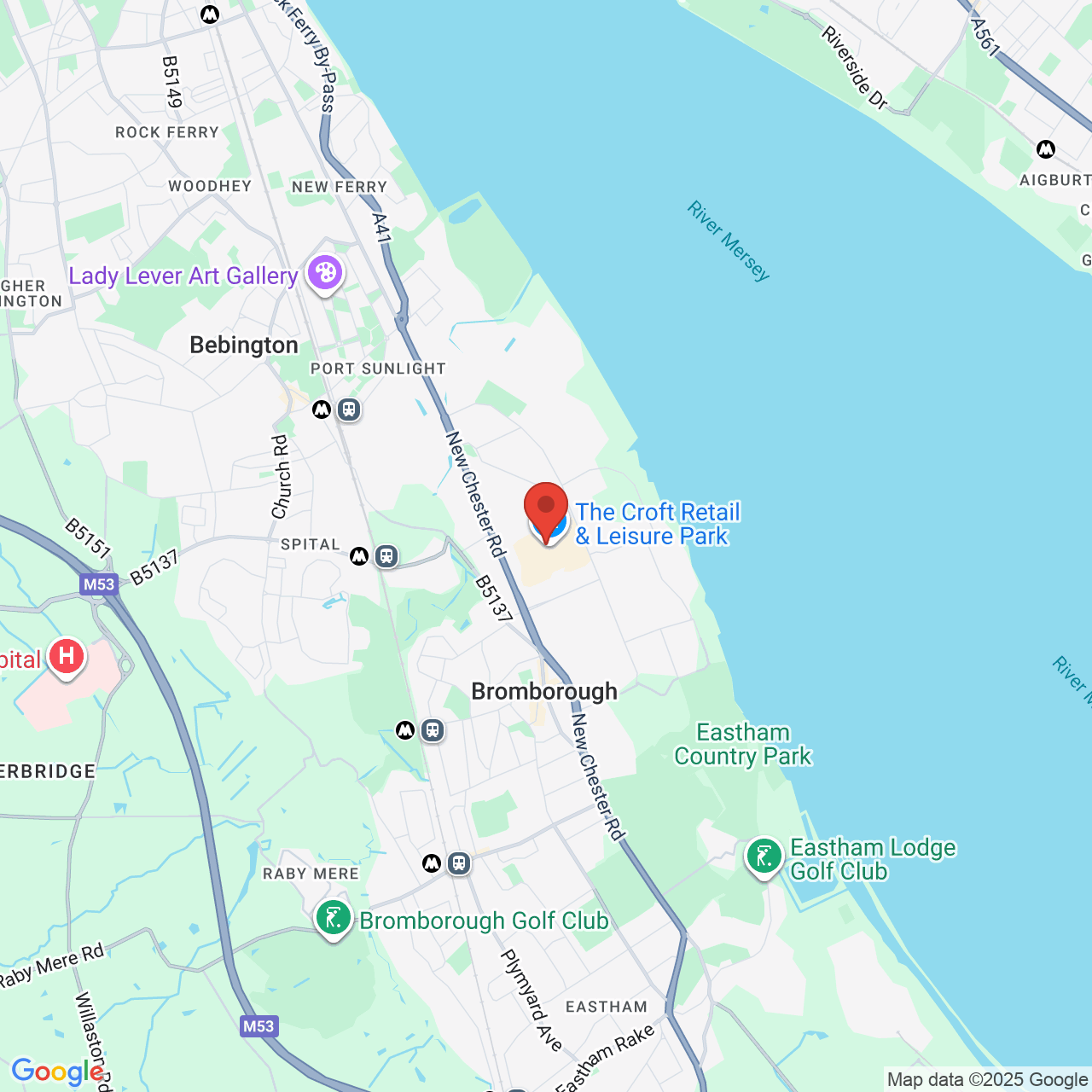 Map showing location of Birkenhead, United Kingdom, CH62 3PN