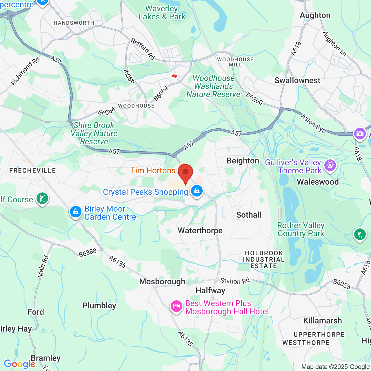 Map showing location of Drake House Way, Waterthorpe, United Kingdom, S20 7JJ