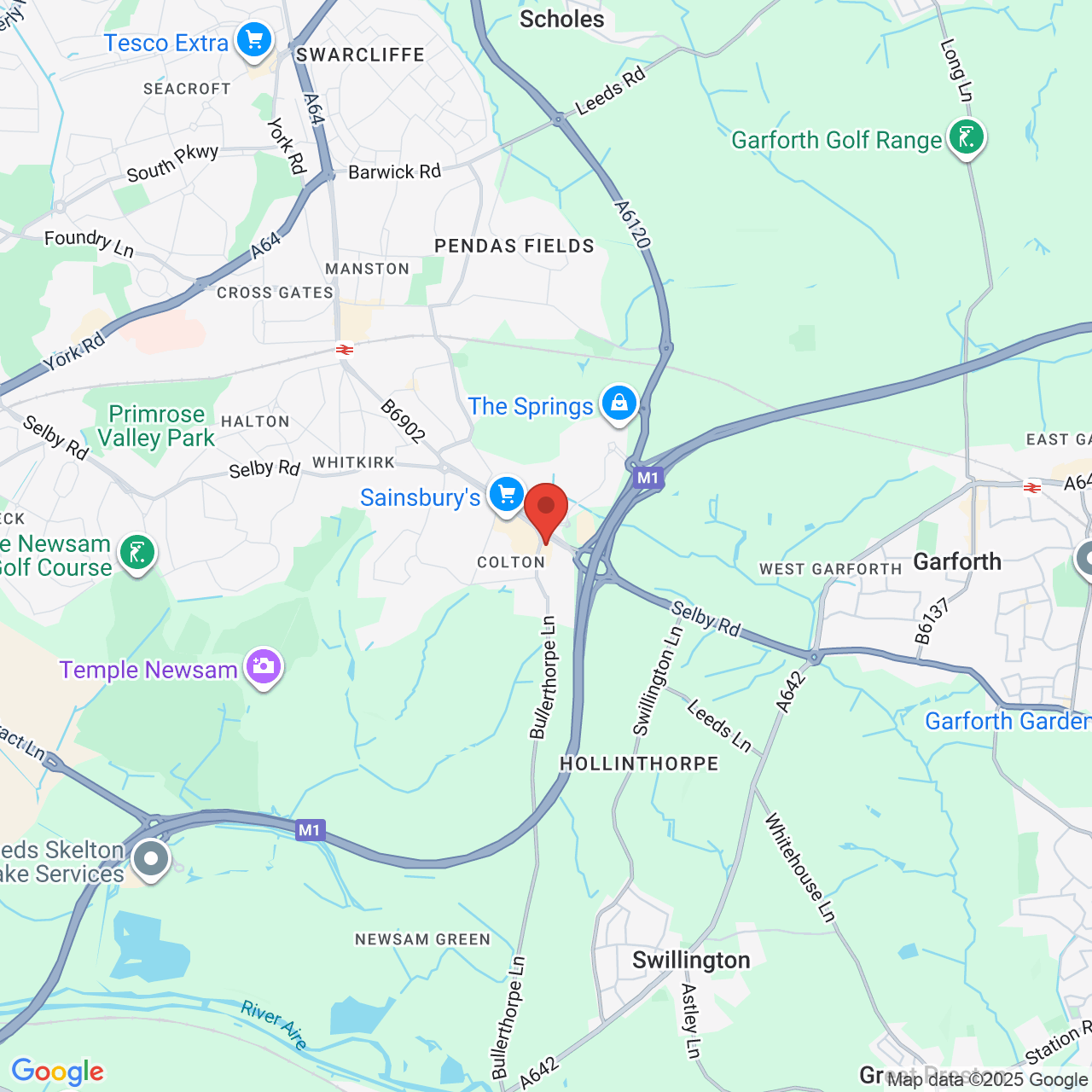 Map showing location of Stile Hill Way, Colton, United Kingdom, LS15 9JD
