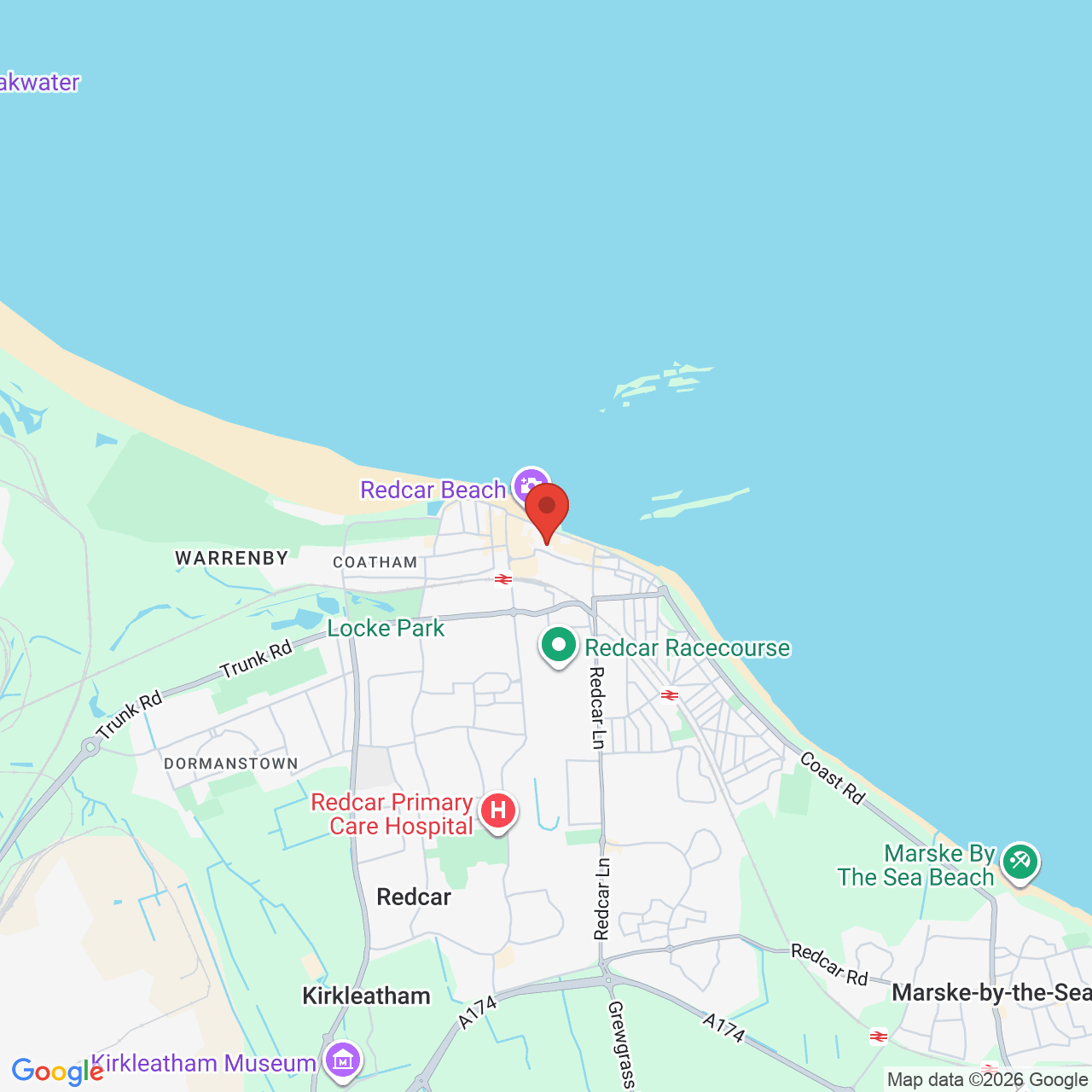 Map showing location of 66, High Street, United Kingdom, TS10 3DN